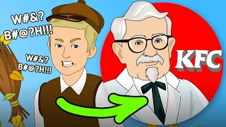 Cartoon - KFC Success Story: How KFC Became One of The World Biggest Brands  | AmoMama