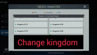 how to change kingdom in viking rise