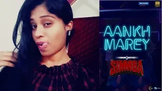 Aankh Marey | SIMMBA | Pallavi Dances