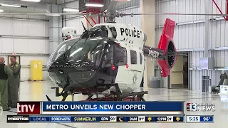 Las Vegas police unveils new helicopter