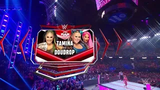 WWE 2K20 Raw 8-2-2021 Tamina Vs Doudrop