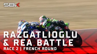 A classic Razgatlioglu vs Rea duel at Magny-Cours ⚔️ | #FRAWorldSBK 🇫🇷