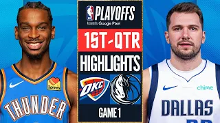 Oklahoma City Thunder vs Dallas Mavericks Game 1 Full Highlights 1st-QTR | May 6 | 2024 NBA Playoffs