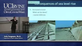 Earth System Science 21. On Thin Ice. Lecture 26. Consequences of Sea Level Change