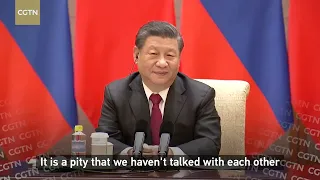 President #XiJinping on Friday said he stands ready to work with Russian President Vladimir Putin