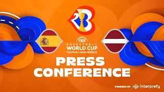 Spain v Latvia - Press Conference | FIBA Basketball World Cup 2023