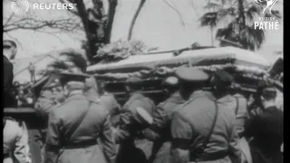 SOUTH AFRICA: Funeral procession of General Smuts in Pretoria, South Africa (1950)