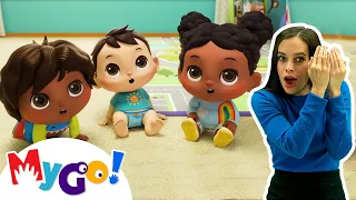 Peekaboo | MyGo! Sign Language For Kids | Lellobee Kids Songs