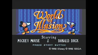 World of Illusion (Sega Mega Drive / Genesis) Longplay