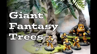 How to Make Giant Trees Terrain for Miniature Gaming