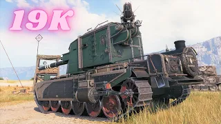 19K Damage with FV4005 Stage II 10K & FV4005  9.6K World of Tanks,WoT tank battle