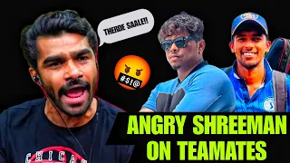 SHREEMAN LEGEND LIVE ANGRY ON HIS TEAMMATES || funny shreeman legend moments ||