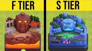 Every Clash Of Clans Scenery Ranked