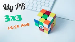 My PB | 3x3 Ao5 - 15.76