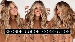 COLOR CORRECTION BRONDE HAIR || Lexi Dawn