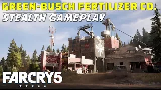 Liberate Green-Busch Fertilizer Co. Undetected | Stealth Gameplay | Cult Outpost | Far Cry 5