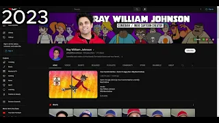 Evolution of Ray William Johnson's channel (2008-2023)