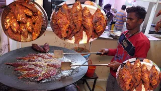 Hyderabadi Street Food | SR Nagar Fish Fry @ 30 Rs Only | Baba Star Fish Fry | तली मछली |Hai Foodies