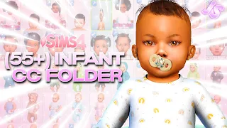INFANT CC FOLDER 🍼👶 (55+ ITEMS) | Sims 4 | FOLDER+INFANT DOWNLOAD