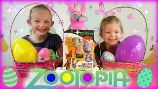 DISNEY ZOOTOPIA Coloring Easter Eggs with Disney Zootopia Easter Egg Decorating Kit