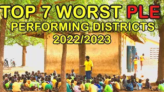 7 Worst PLE performing districts 2022 results