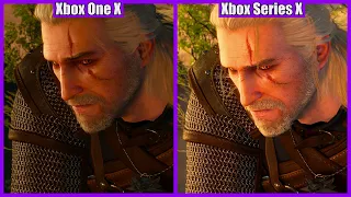 The Witcher 3 Xbox One X VS Xbox Series X Next Gen Patch Graphics Comparison