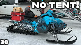 Sled Camping at -20