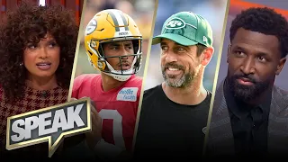 Aaron Rodgers on Jordan Love: “There was a great one behind me in Green Bay” | NFL | SPEAK