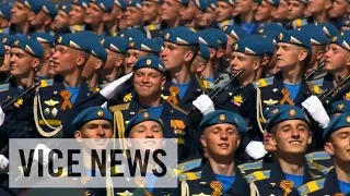 プーチン大統領の雄叫び　ロシア対独戦勝70周年記念式典