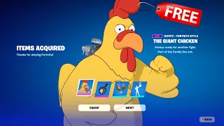 How to Get The Giant Chicken for FREE in Fortnite!