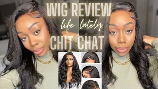 GLUELESS 7x6 Luvme hair WIG REVIEW | GRWM Chit Chat |Life Lately #gluelesswig #wigreview #luvmehair