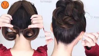 【丸形お団子→楕円形お団子】今までないお団子ヘアやり方！程よいルーズ感が知的でクールな印象に♡