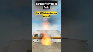 Find out how NOT to look after your caravan!!! - BeamNG Drive Caravan Vs Propane Tank!