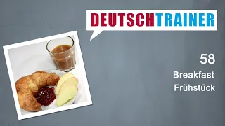 German for beginners (A1/A2) | Deutschtrainer: Breakfast