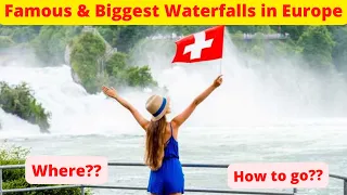 Zurich Switzerland Rhine Falls Schaffhausen 4K Travel Video