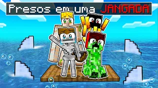 Preso em uma JANGADA como MOBS no Minecraft!