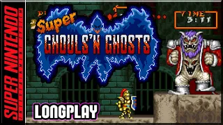 Super Ghouls 'n Ghosts - Full Game 100% Walkthrough | Longplay - SNES