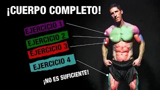 La RUTINA PERFECTA CUERPO COMPLETO (Sets y Repeticiones Incluidas)