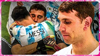 Leo Messi almost made Dibu Martinez cry 😭