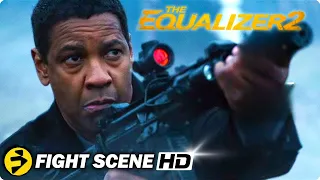 THE EQUALIZER 2 | Denzel Washington v Pedro Pascal | Final Fight Scene