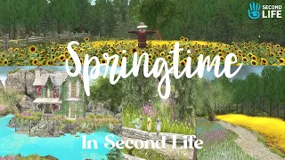 SPRINGTIME IN SECONDLIFE - Building, Landscaping and ex-Decorating