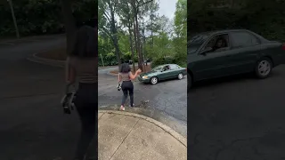 When your boyfriend come pick you up from the hood 🤣 #viral #shorts #explore #funny #comedy #skit