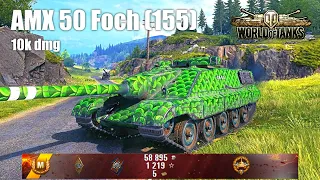 AMX 50 Foch 155, 10K Damage, Outpost, Sad Ending - World of Tanks