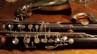 Overhaul and silvering Noblet bass clarinet Riparazione sax  clarinetto flauto ottavino   Bergamo