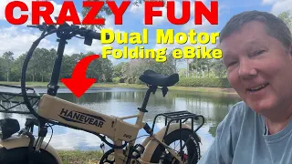 eBike News: You Have To SEE This One | Dual Motor Folding eBike |Hanevear H100