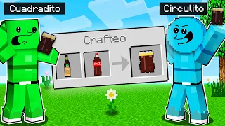 MINECRAFT pero ERES CUADRADITO Y CIRCULITO