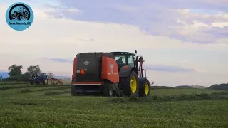 Grass silage / Senáž |John Deere 6170R, New Holland TL90A, Kuhn| SK 2017