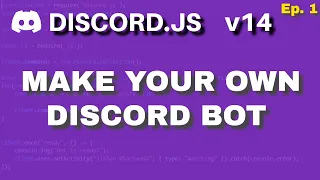 [2023] How To Make A Discord Bot For Beginners | Complete Setup | Discord.js v14