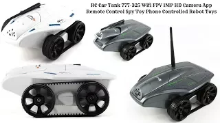 RC Car Tank 777-325 Wifi FPV 1MP HD Camera App Remote and Phone Controlled Robot Toys