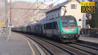 Fret; Infra; Ter; TGV et autres en gare de St-Michel Valloire sur la ligne de la Maurienne (Savoie)